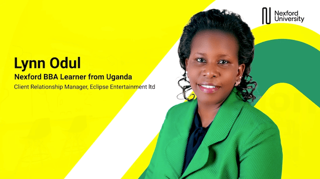 Lynn Odul, BBA learner in Uganda