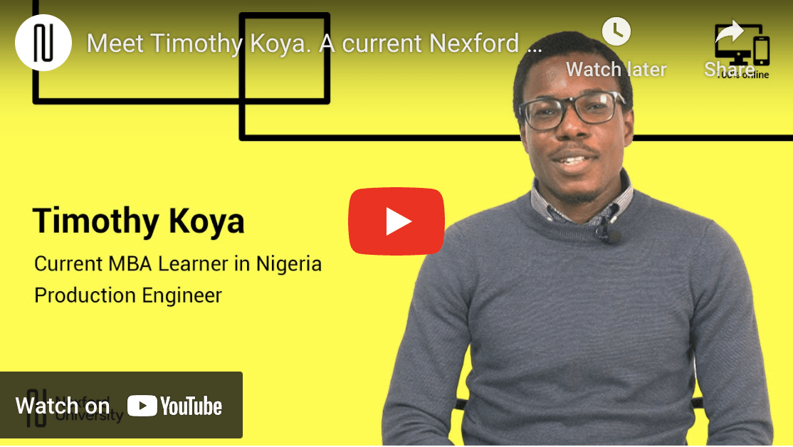 Paid LPs - MBA in Sustainability - YouTube Static Timothy